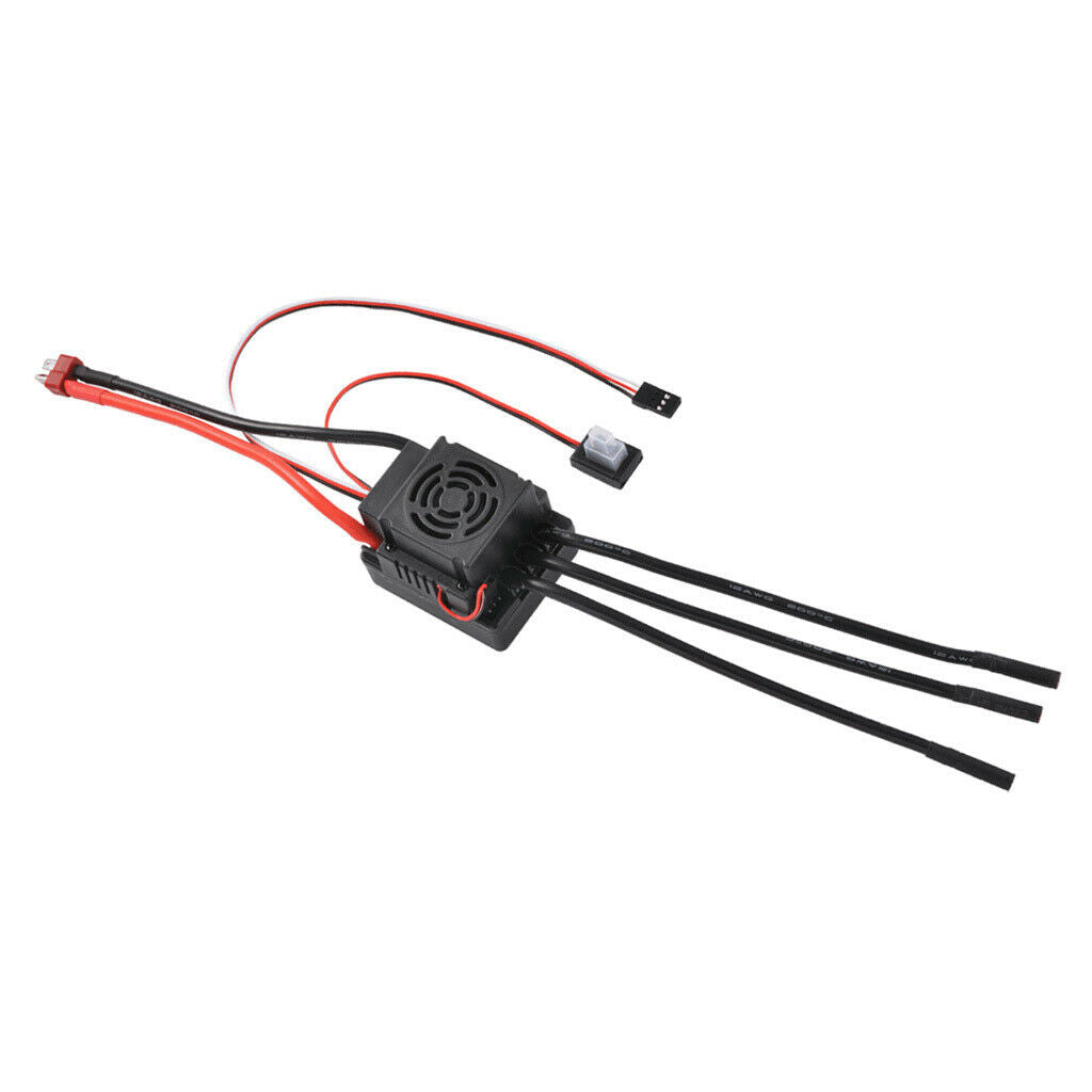 Waterproof 120A Brushless ESC Banana Head T-plug for 1:8 Upgrade Parts