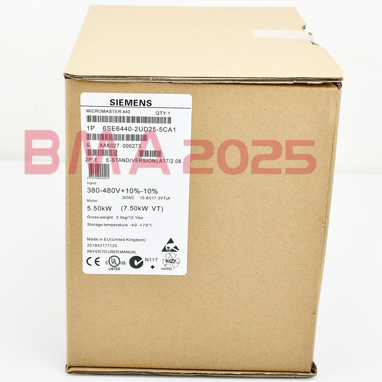 New Inverters 6SE6440-2UD25-5CA1 6SE6 440-2UD25-5CA1 1year warranty SM9T