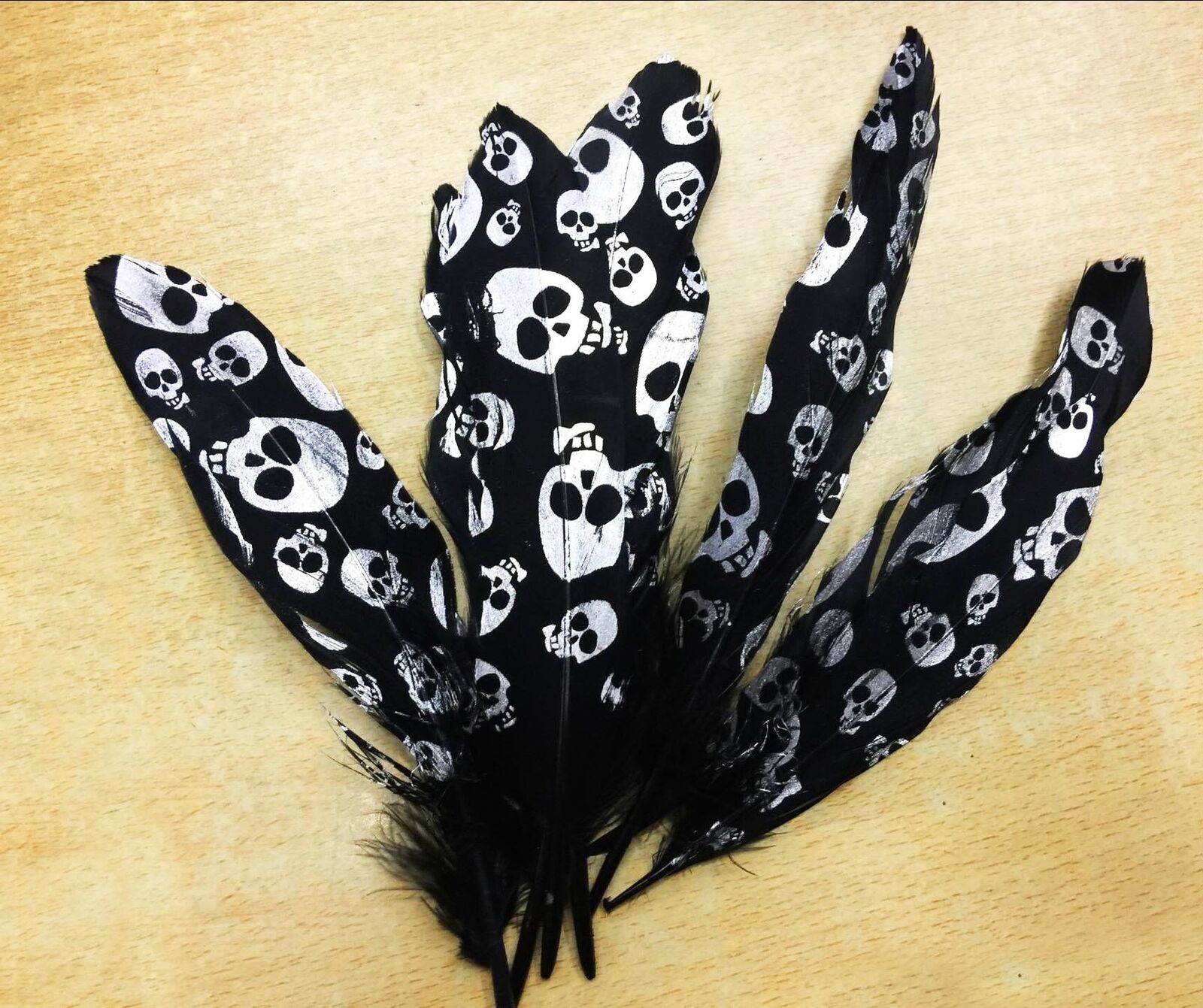 Skeleton style 100 pcs beautiful natural Goose feather 15-20cm/6-8 inch
