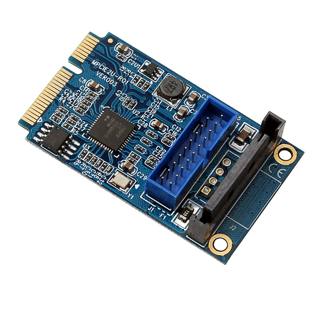 Motherboard Mini   to Dual USB 3.0 19-pin Expansion Card Adapter PCI-E