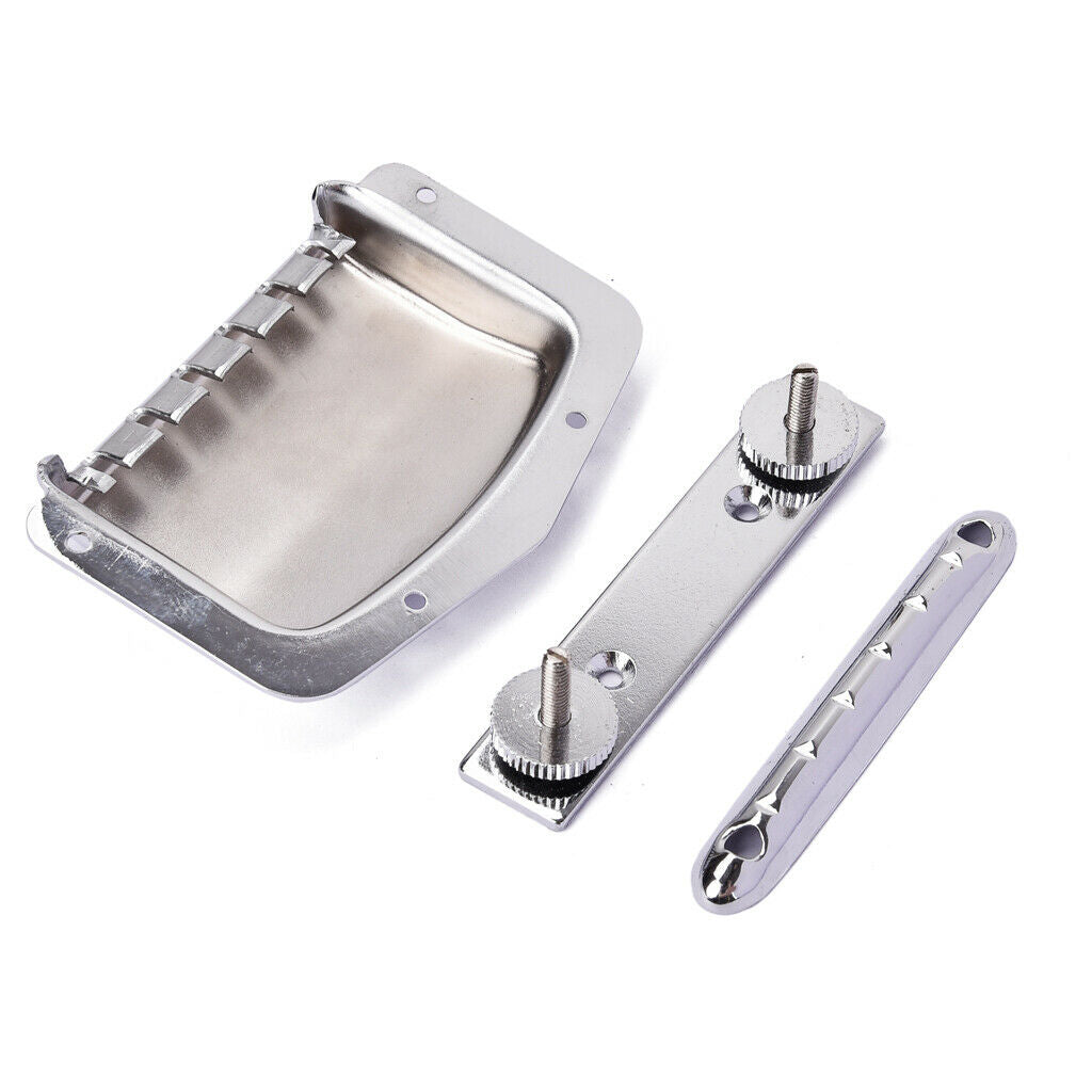 Replacements Electric Guitar Fixed Bridge&Tailpiece Musical Instrument Accessory
