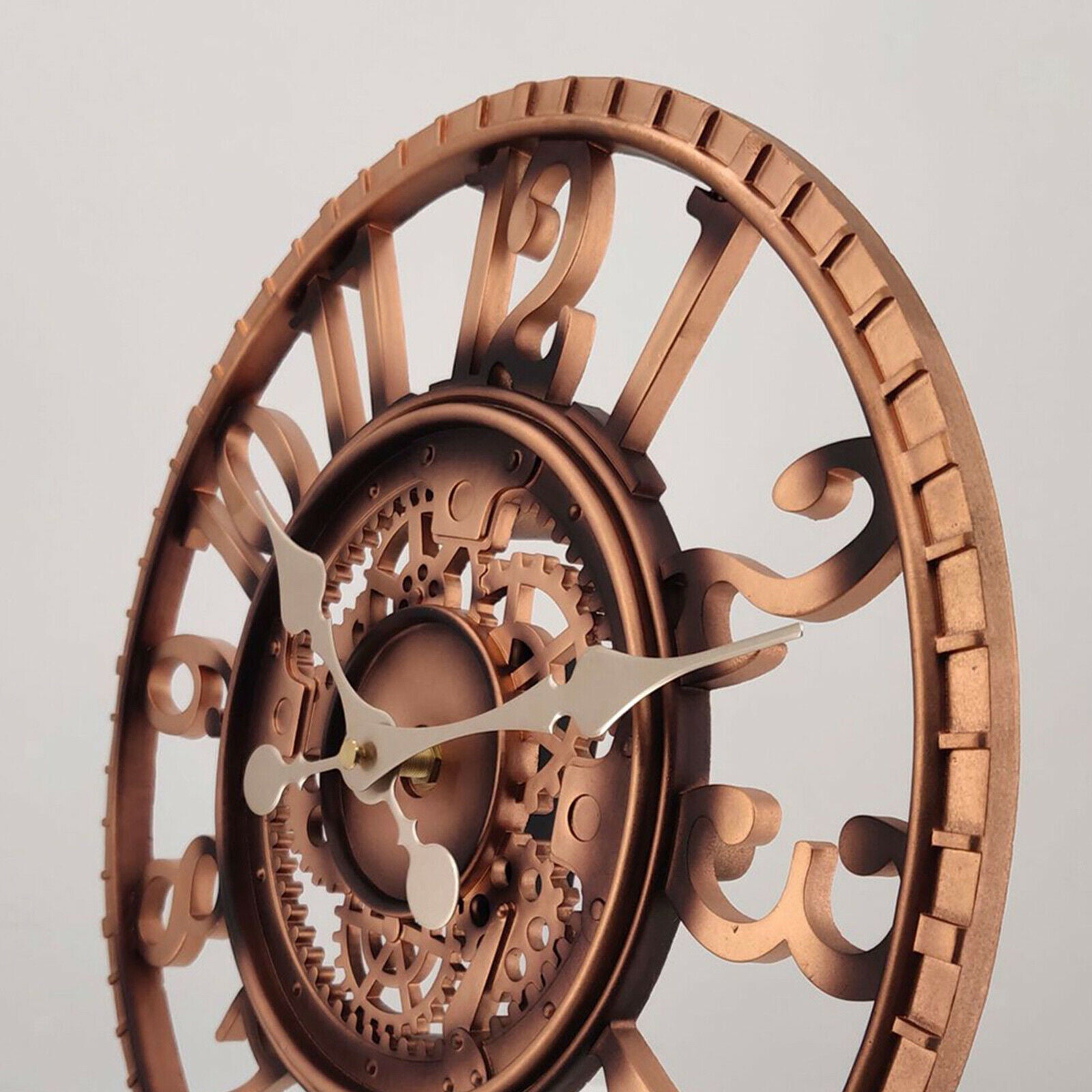 Outdoor Round Wall Clock Waterproof for Living Room Kitchen Hanging Outside