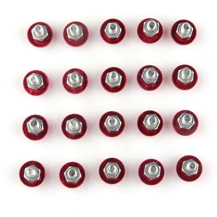 Car Auro License Plate Frame Screw Bolt Cap Cover Screw Bolts Nuts For Ford