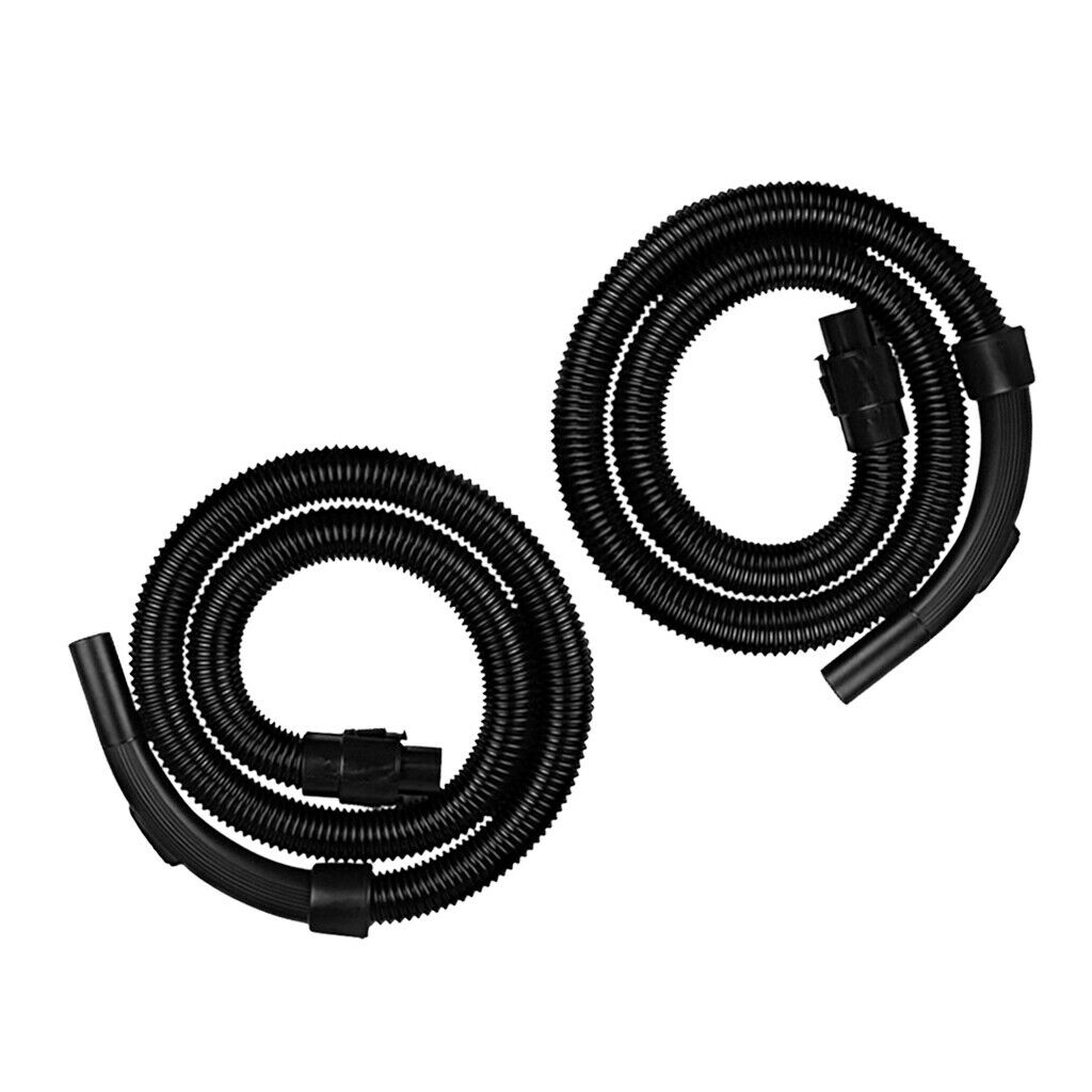 2pcs Vacuum Cleaner Hose Attachments Hose Suction Tube Nozzle Extension,Black