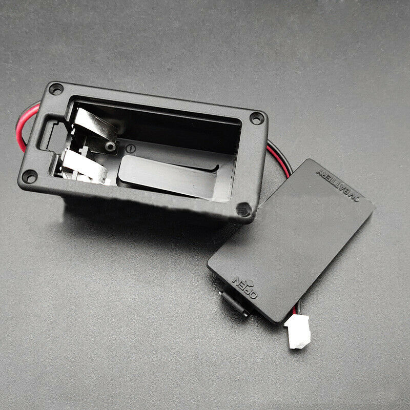 9V Battery Box Holder Case Cover Holders For Active Pickup Guitar With Shrapnel