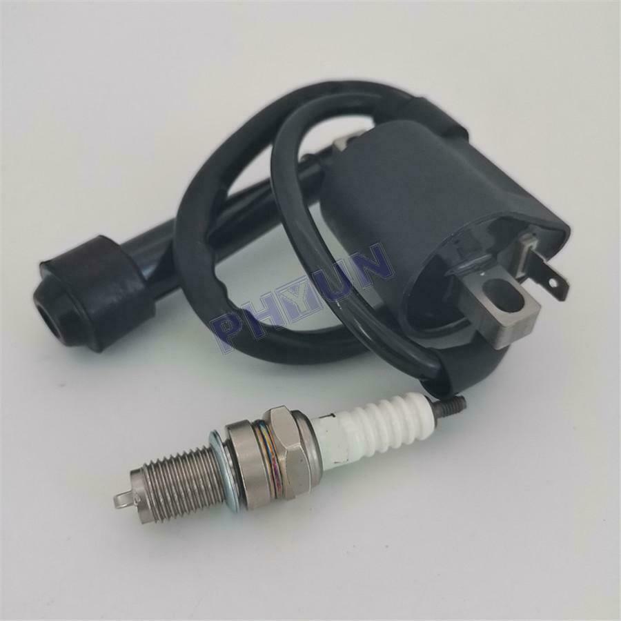 Ignition Coil w/ Spark Plug For Yamaha Raptor 660R YFM660R Grizzly 660 YFM660FG