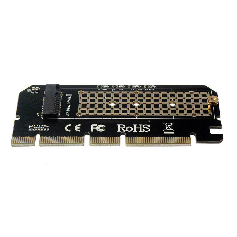 M.2 NVME PCIE to M2 Adapter NVME SSD M2 PCIE X16 Expansion Card Computer Adapter