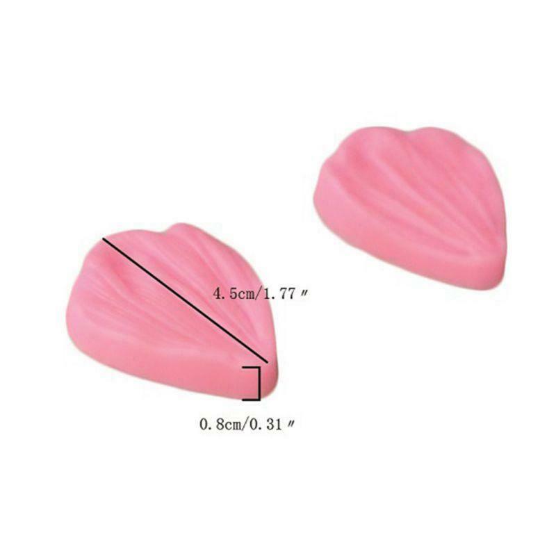 22PCS Gum Paste Flower Veining Silicone Fondant Molds for Wedding Cake Decor