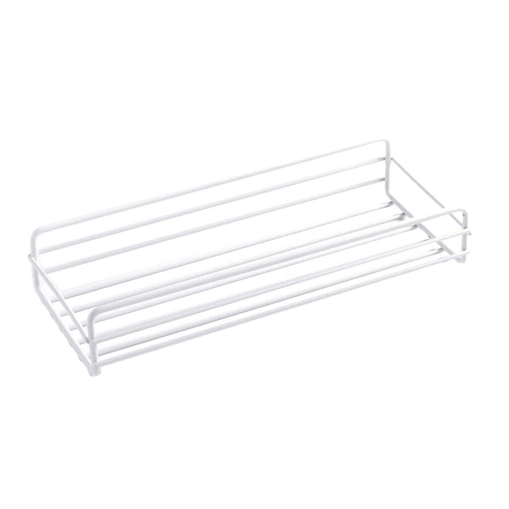 2Pieces Metal Wire Iron Bathroom Towels Basket Storage Shelf For Kitchen
