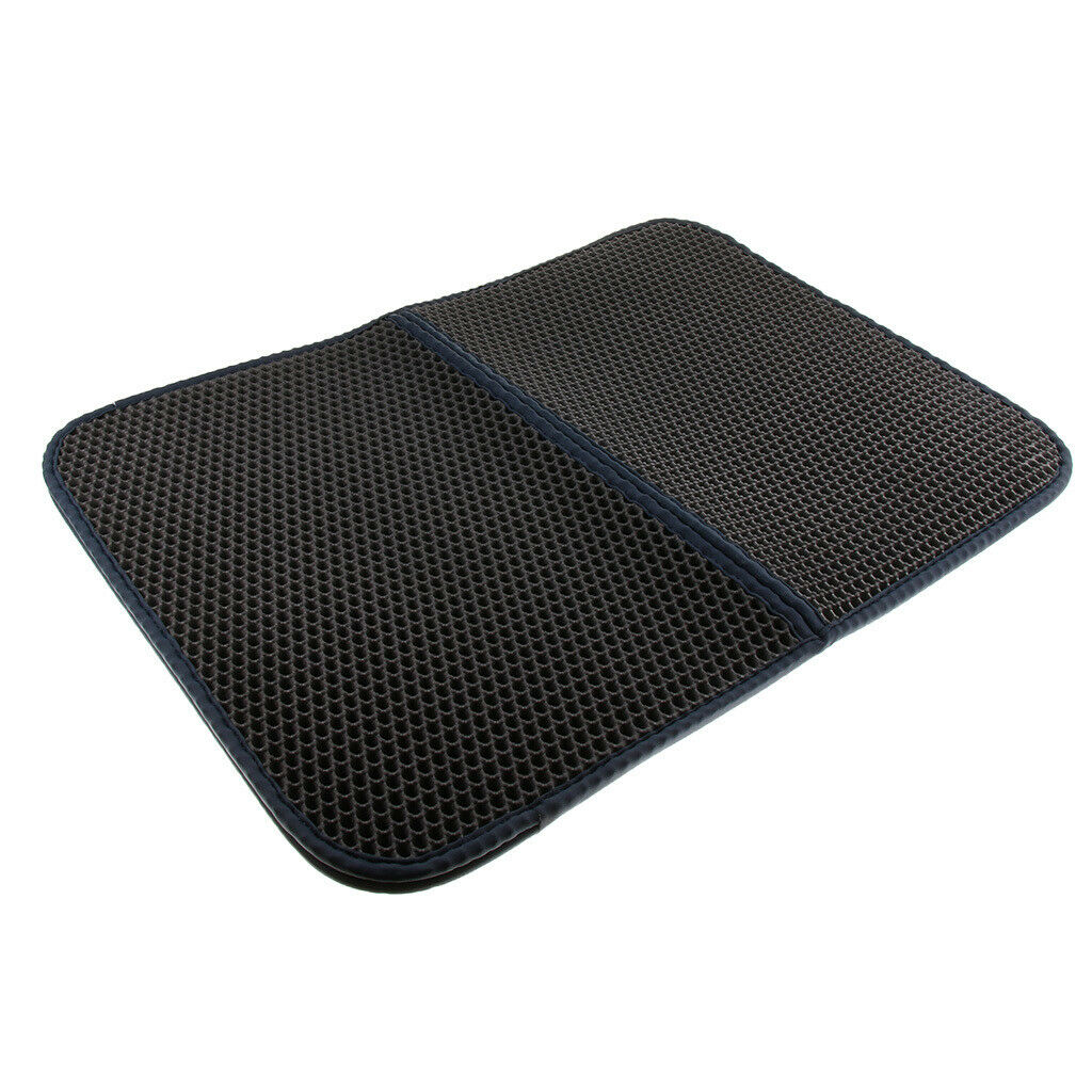 Waterproof Cat Litter Mat Trapper Foldable Pad Pet Rug Foam Mat Gray