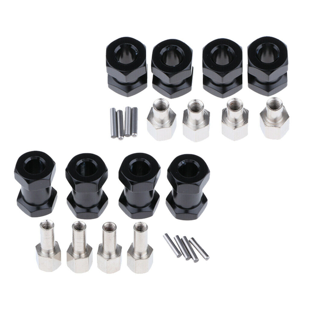 16x 15-20mm Wheel Hex Hub  Extension Adaptor for 1/10 RC Car Axial SCX10 D90