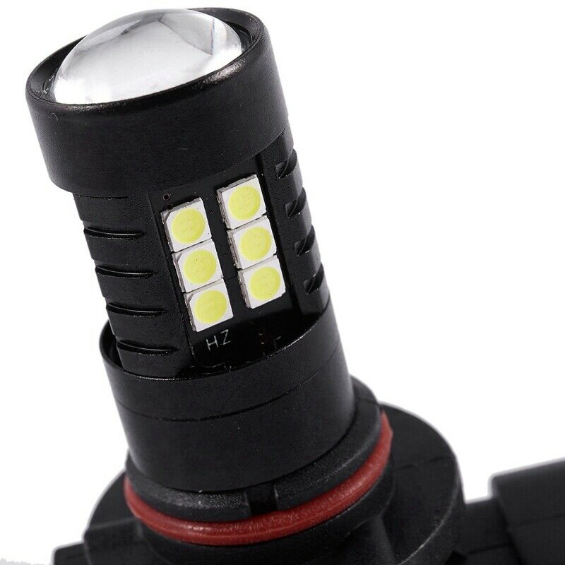 2Pcs Led HB3 9005 Fog Light Bulb 1200lm 6000K White Car Daytime Running Lamp AB1