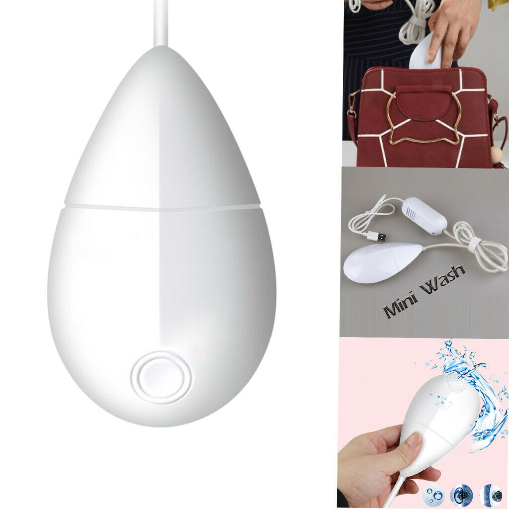 Ultrasonic Bubble Mini Clothes Washing Machine Small 5W USB Removes Dirt