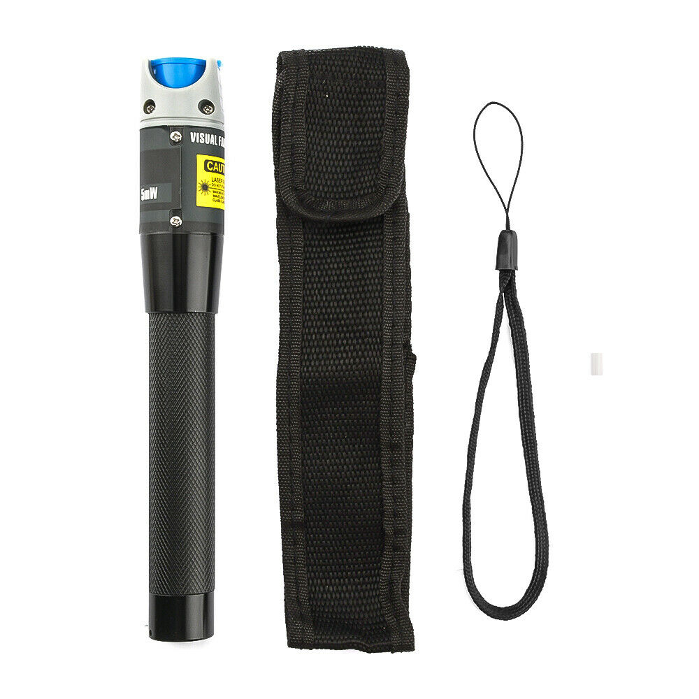 5KM 5mW Visual Fault Locator Fiber Optic Cable Tester Red Light Inspect FC SC ST