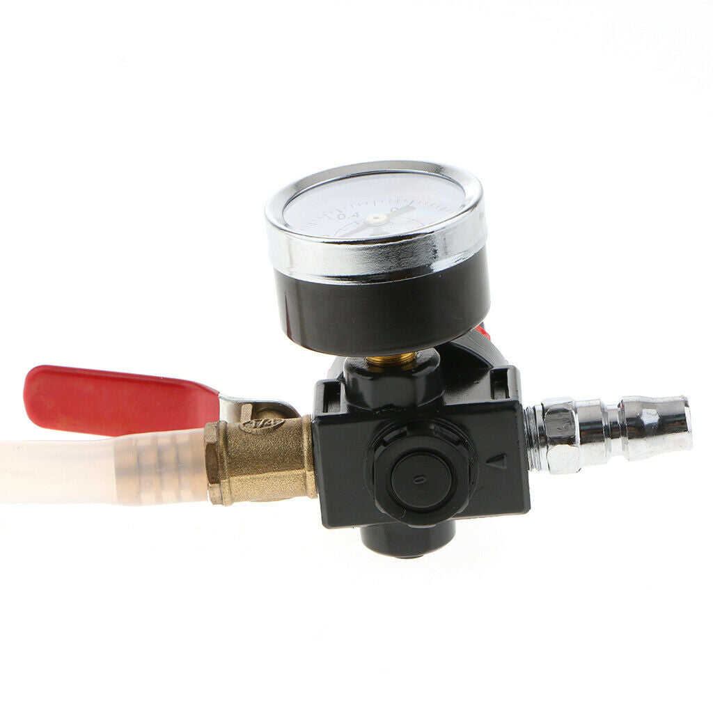 Car Vehicles Coolant Water Tank Leakage Detector Leak Pressure Tester Gauge