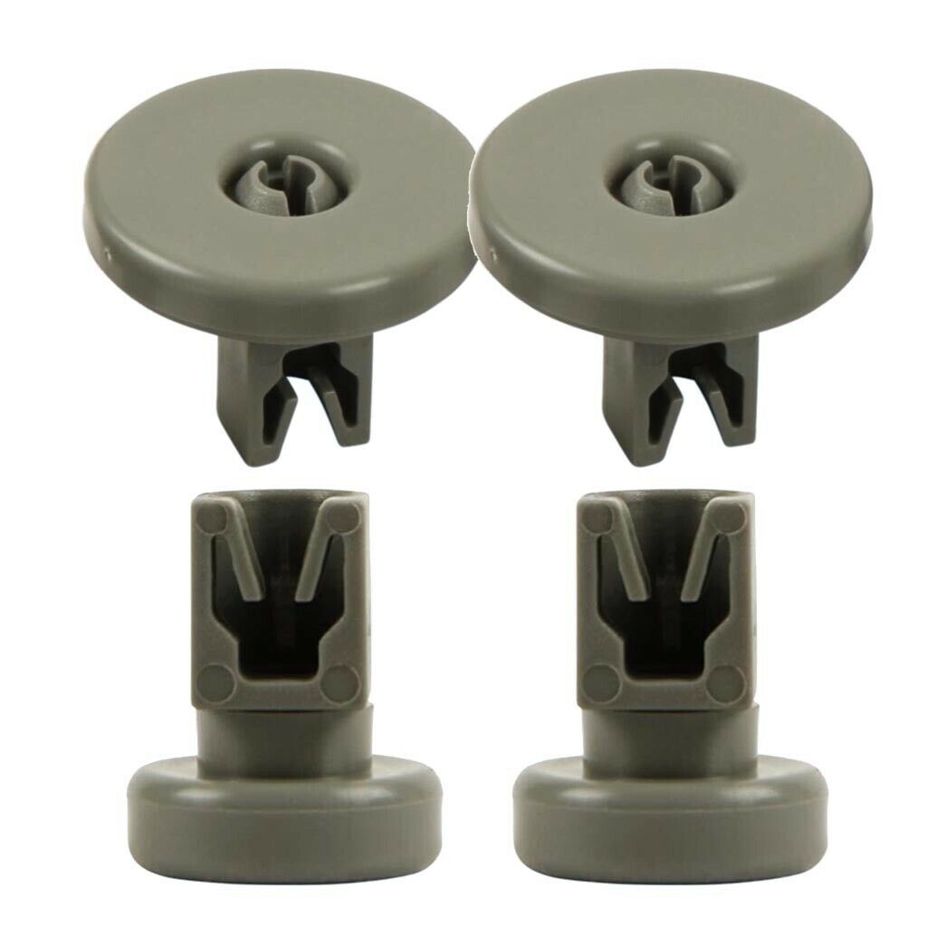 4Pcs Universal Dishwasher Upper & Lower Basket Wheel for AEG Favorit Zanussi