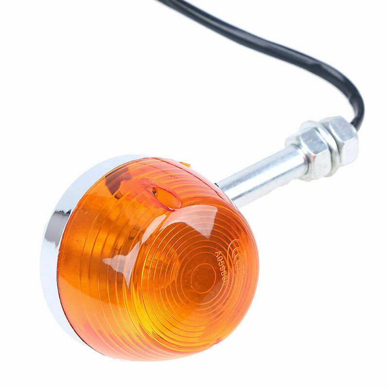 4x Chrome Turn Signal Blinker Light Motorcycle Rear Front Left Right Indicator