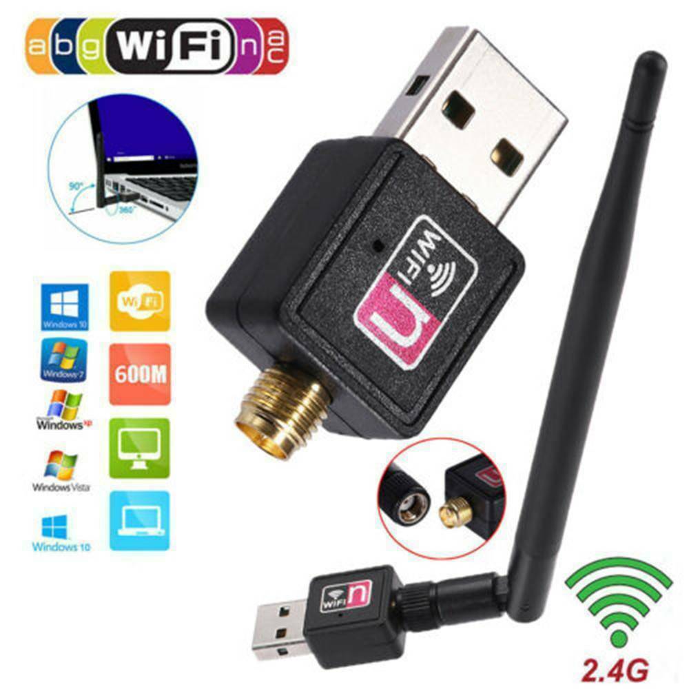 1200Mbps Wireless USB Wifi Adapter Dongle Dual Band 2.4G/5GHz with Call Antenna