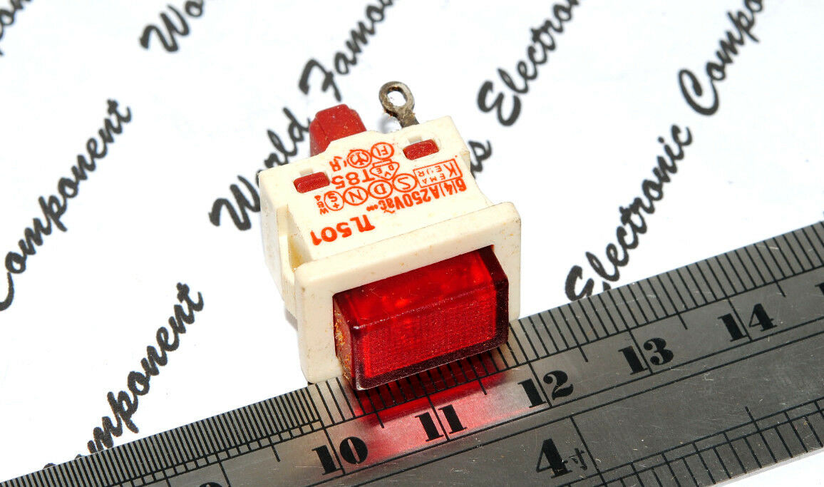 2pcs -KAUTT & BUX TL501 6(4)A 250Vac ON-OFF Push Button Switch