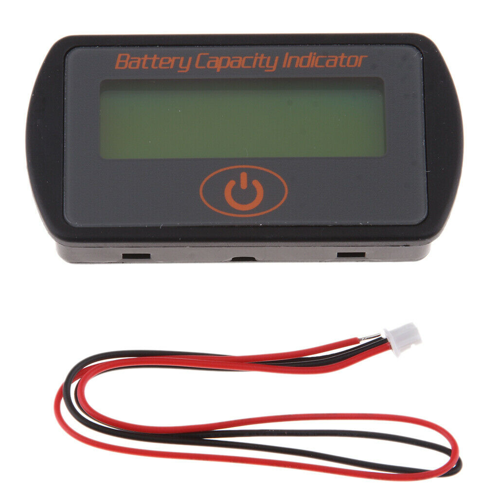 3 Series Lithium Li-ion Battery Capacity Indicator Monitor Gauge Meter Black