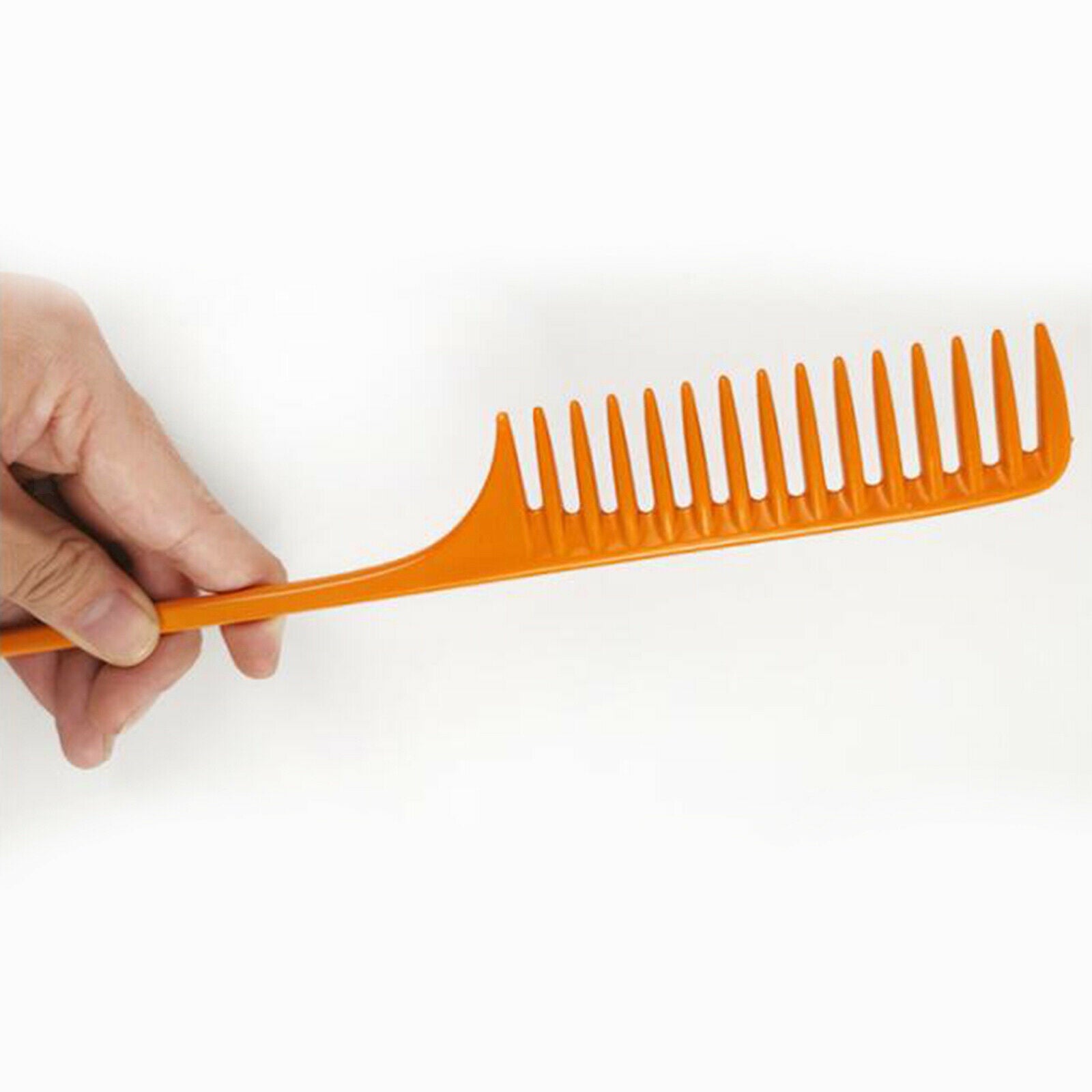 Wide Tooth Tail Comb Carbon Fiber for Women Men Barbers Hairdressing â€‹Comb