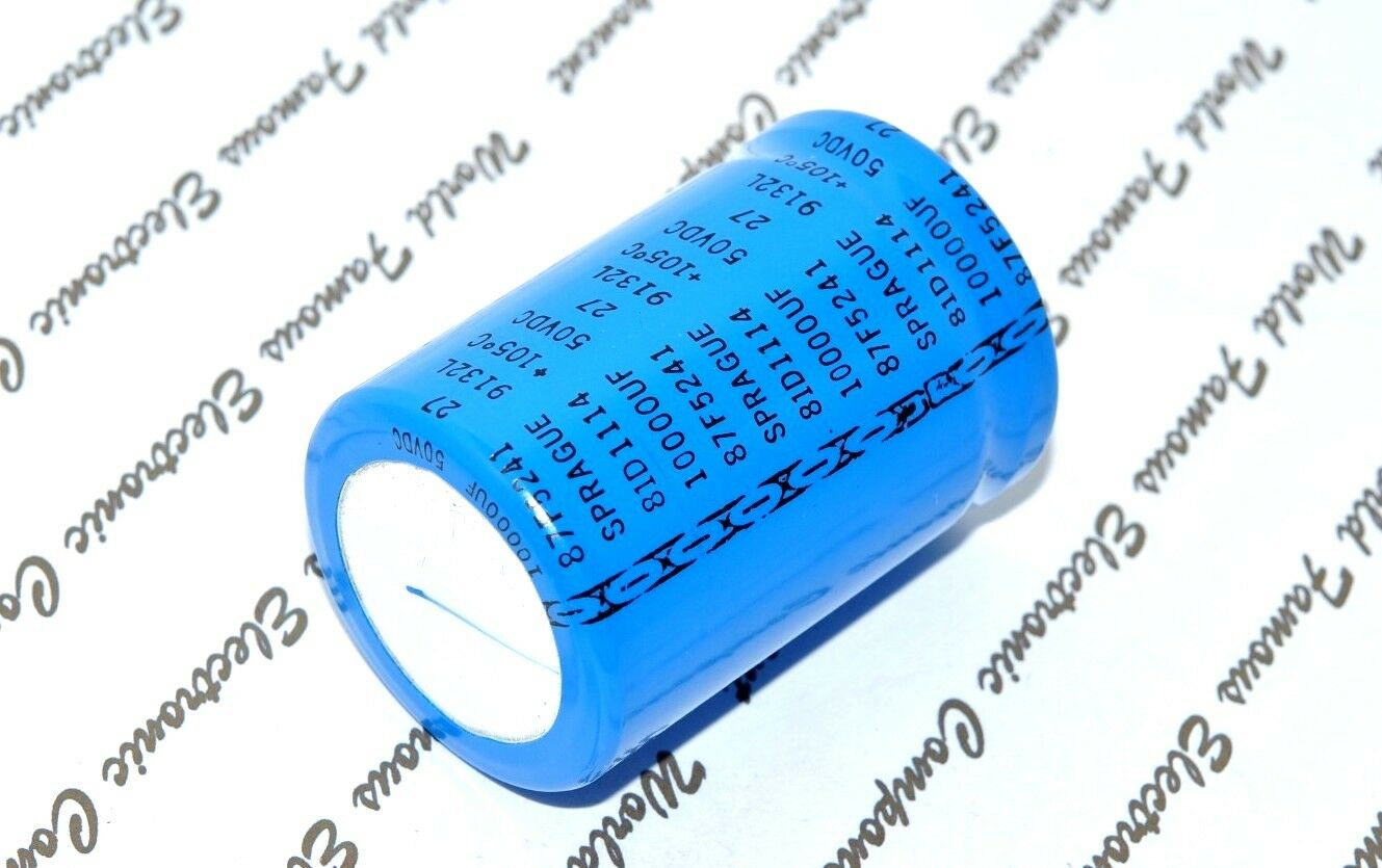 1pcs - SPRAGUE 81D 10000uF (10000µF) 50V 81D1114 Radial Electrolytic Capacitor