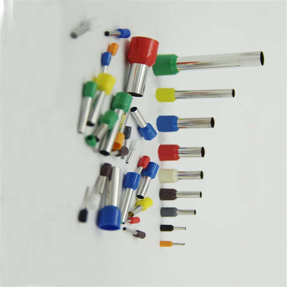 1000x New 0.75mm² Red E7510 Insulated Cord End Terminal Wire Ferrules 20 AWG