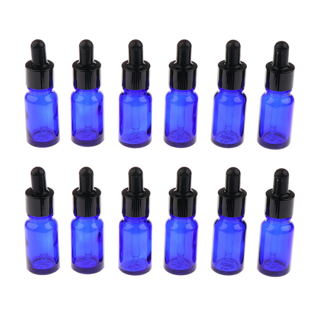 Glass Dropper Bottles (5mL/10ml ) with Glass Droppers - Pack of 24