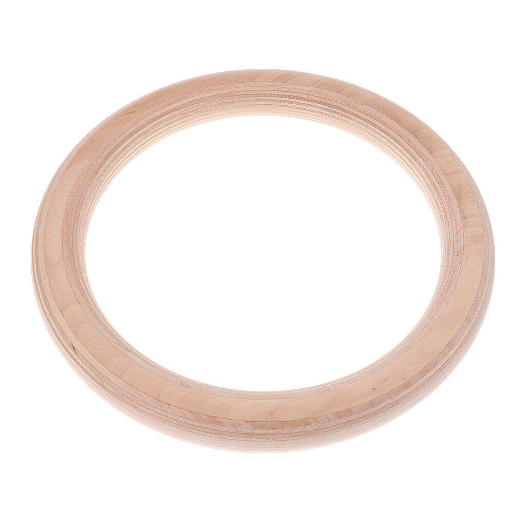 Durable Deluxe Gymnastic Rings Gym Pull Up Ring Heavy Duty Accessories