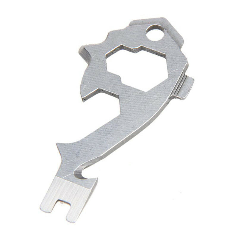 20 In 1 Wrench Opener Multi-tool Pocket Keychain Portable EDC Survival Kit