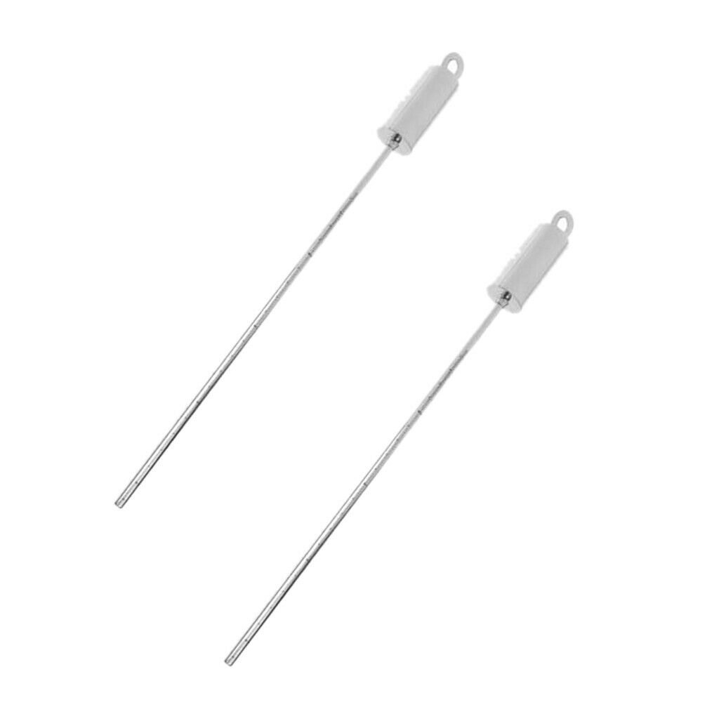 2 Pieces 31.5cm Stainless Steel Scuba Diving Dive Lobster Stick Pointer Rod with