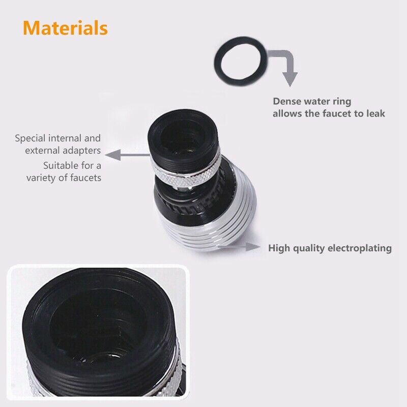 360 rotating tap nozzle filter water saving device L5E7