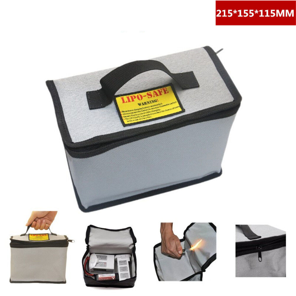 Fireproof RC LiPo Battery Safety Safe Guard Fire Retardant Lipo Battery Bag B.DD