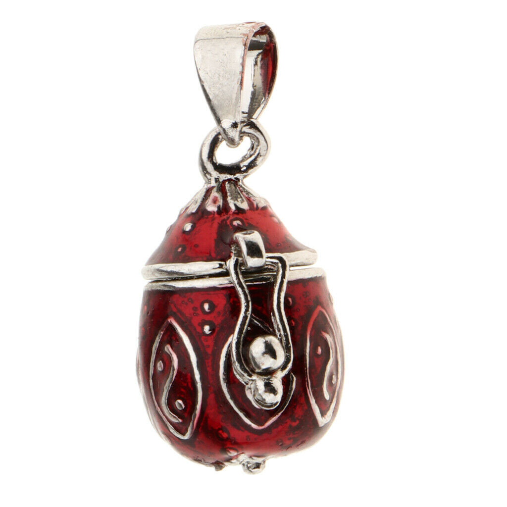 3x Enamel Teardrop Openable Watedrop Urn Holder Pendant Necklace Memorial