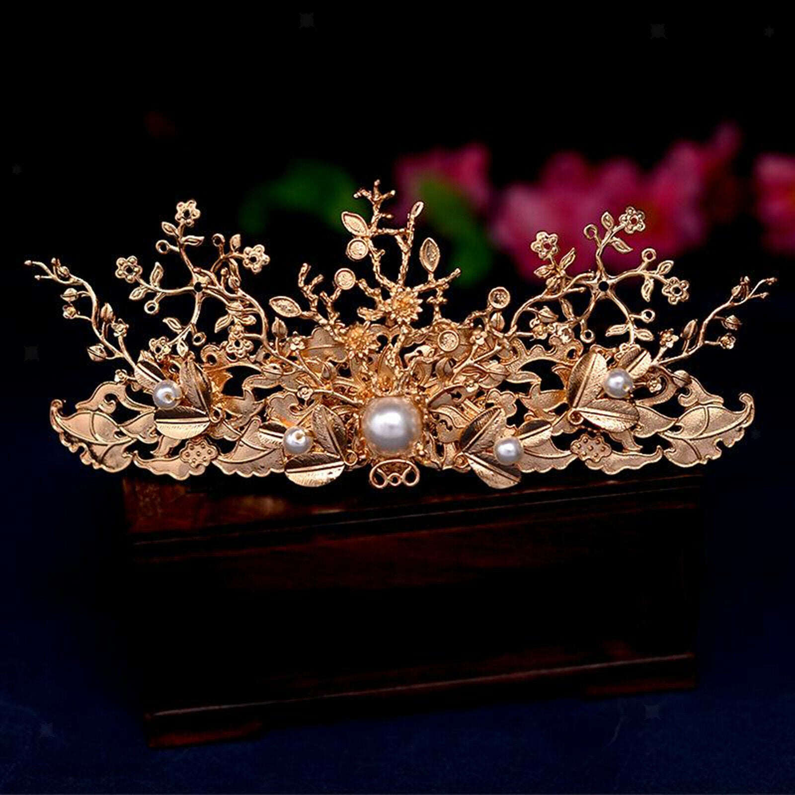 Traditional Chinese Hairpin Head Jewelry Wedding Hair Combs Accessories