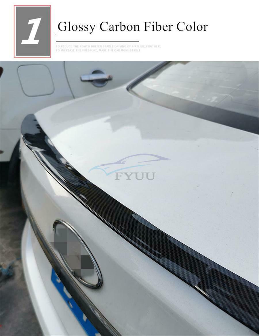 1PCS 99CM Carbon Fiber Color Car Rear Top Lip Spoiler Lip Wing Tail Decoration