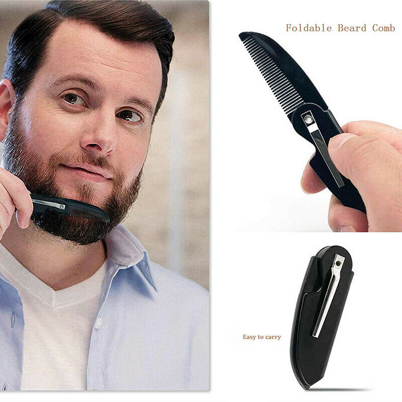5Pc Beard Haircut Kit Hairline Neck Shaving Template Shaping Cutting Barb.l8