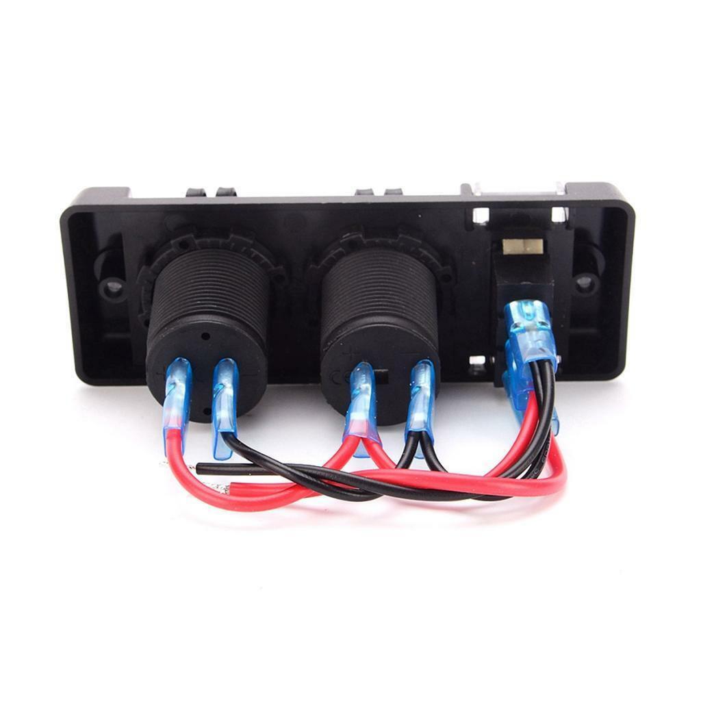 Universal Charging Socket Cigarette Lighter 12V USB for ATV Motorcycle