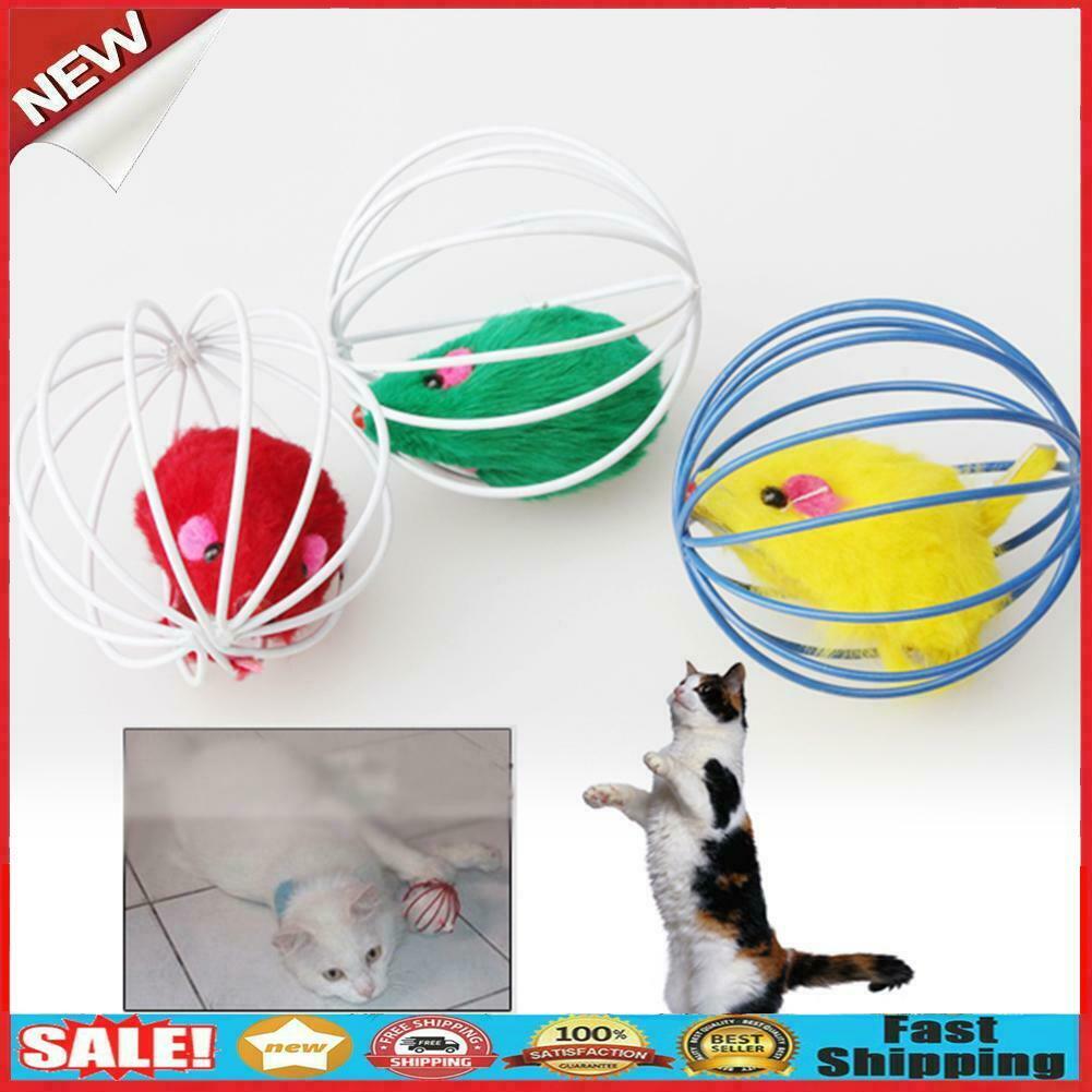 Pet Cat Lovely Kitten Gift Funny Play Toys Mouse Ball Brand New @