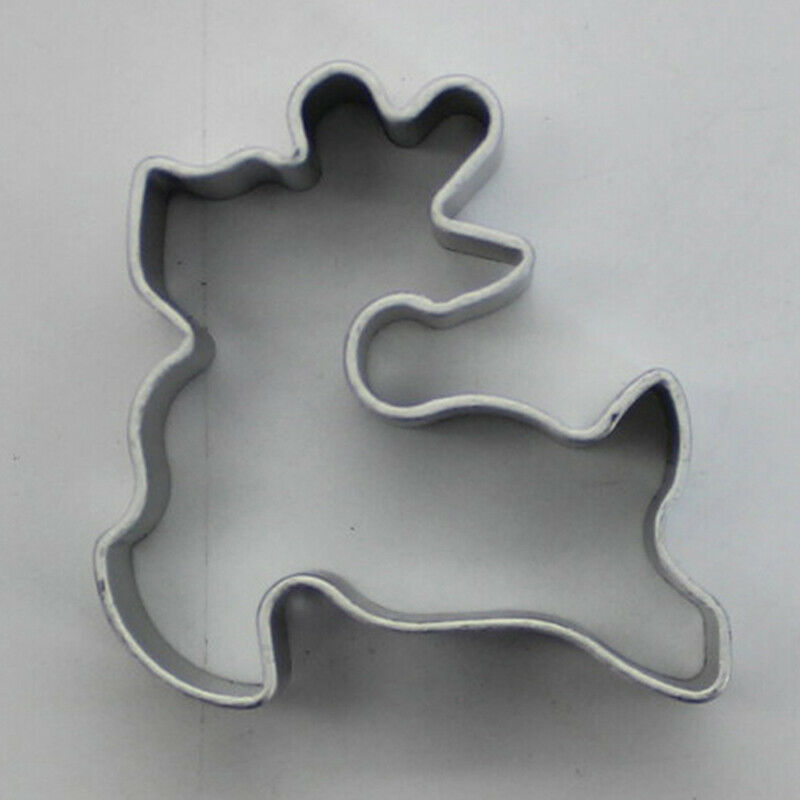 Random Christmas Cookie Cutter Stainless Steel Cut Candy Biscuit Cutters .l8