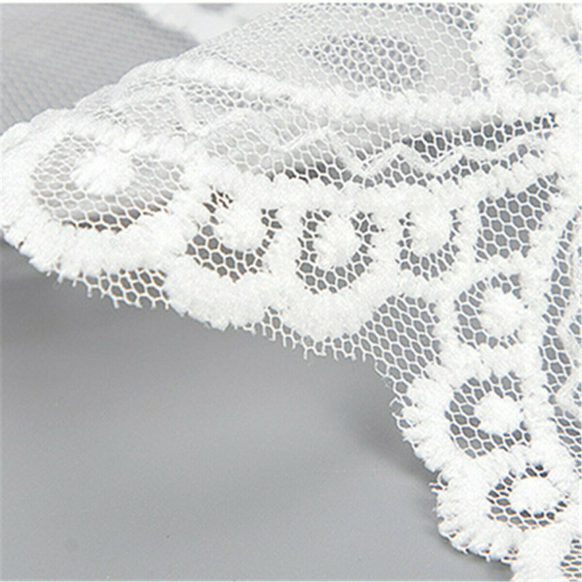 2 Yards Net Embroidery Lace Trim Wedding Dress Ribbon Decoration Sewing Craft