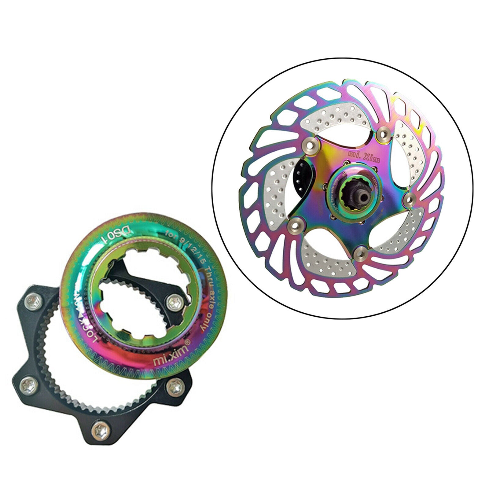 Solid Bike Center Lock Adapter Conversion to 6-Bolt Rotor Adaptor Change
