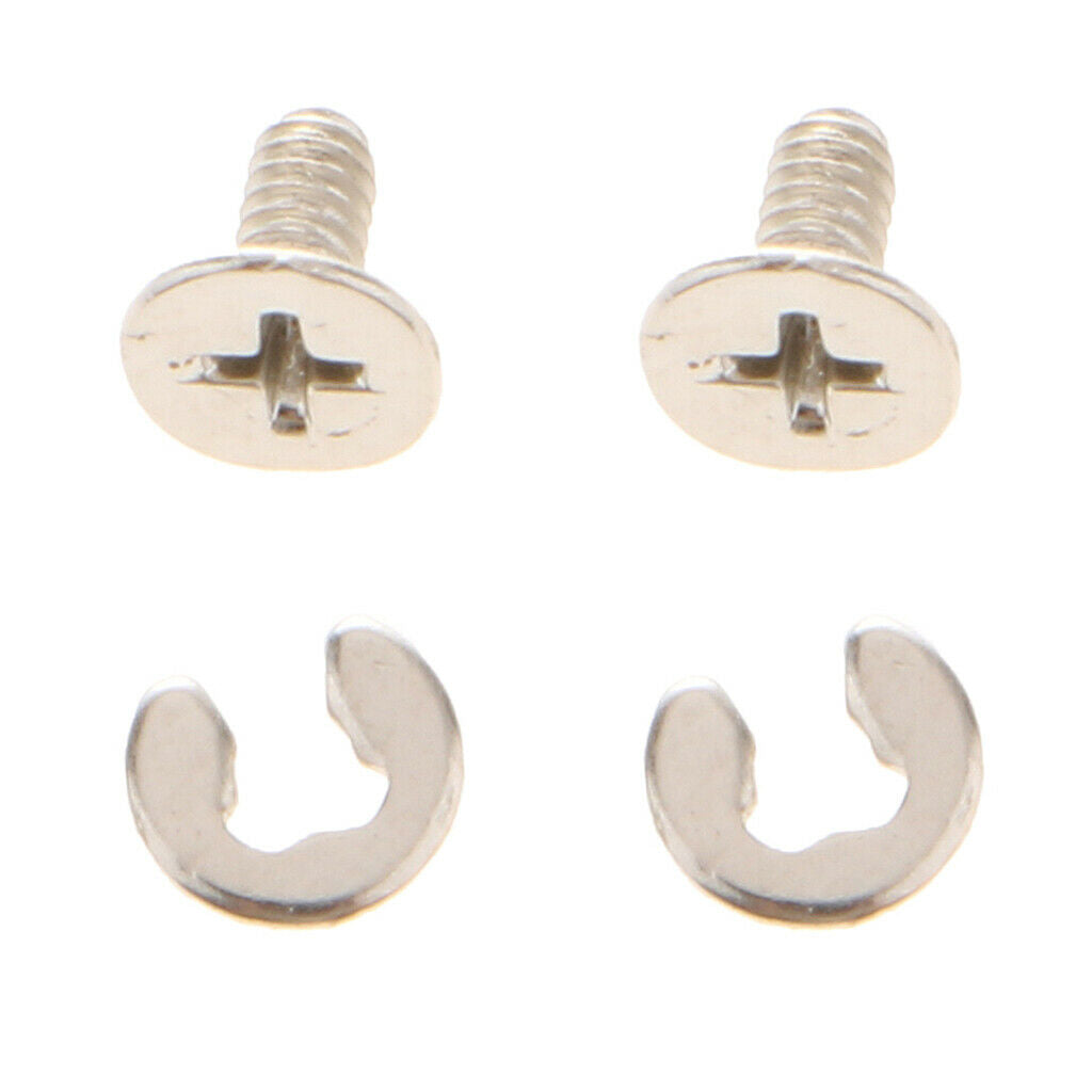 2 Pairs for New 3DS 2015+ Rear Battery Cover Screw