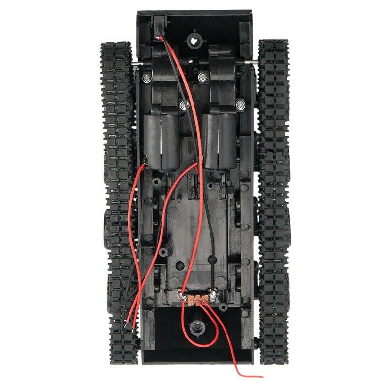 Rc Tank Smart Robot Tank Car Chassis Kit Rubber Track Cler For Arduino 130 MotP1