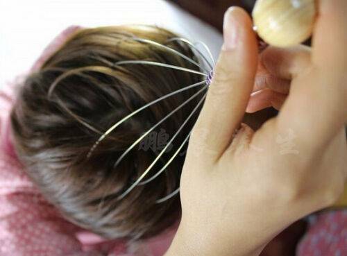 3 PCS Head Massager Scratcher Neck Massage Scalp Relax Calm Stress Relief Octopu