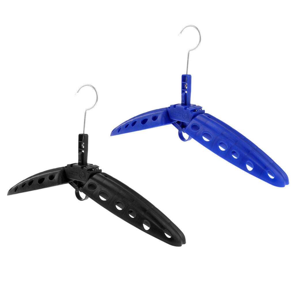 2pcs Heavy Duty Plastic Wetsuit Hanger for Scuba Divers, Surfers, Snorkelers