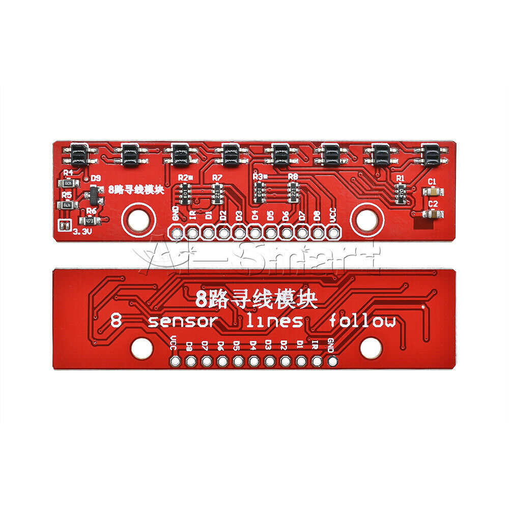 8bit Infrared Detection Sensor Module Tracking Module Hunt Module for Arduino