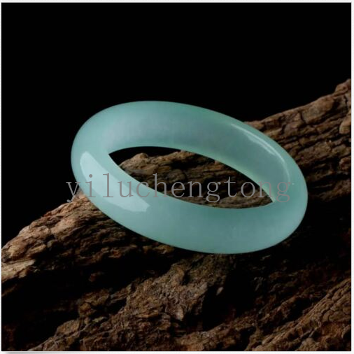 Huge 100% Natural Light Green JADE JadeiteBangle Bracelet 64-65mm + Certificate