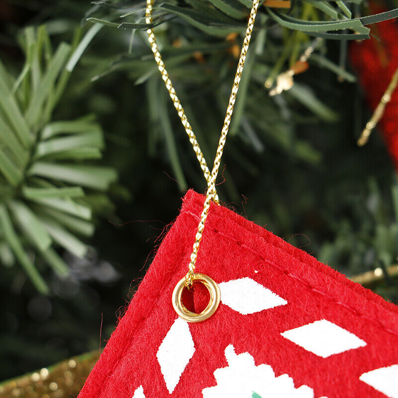 5PCS Santa Claus Envelope Christmas Ornament DIY Crafts Hanging Orname EADFAU