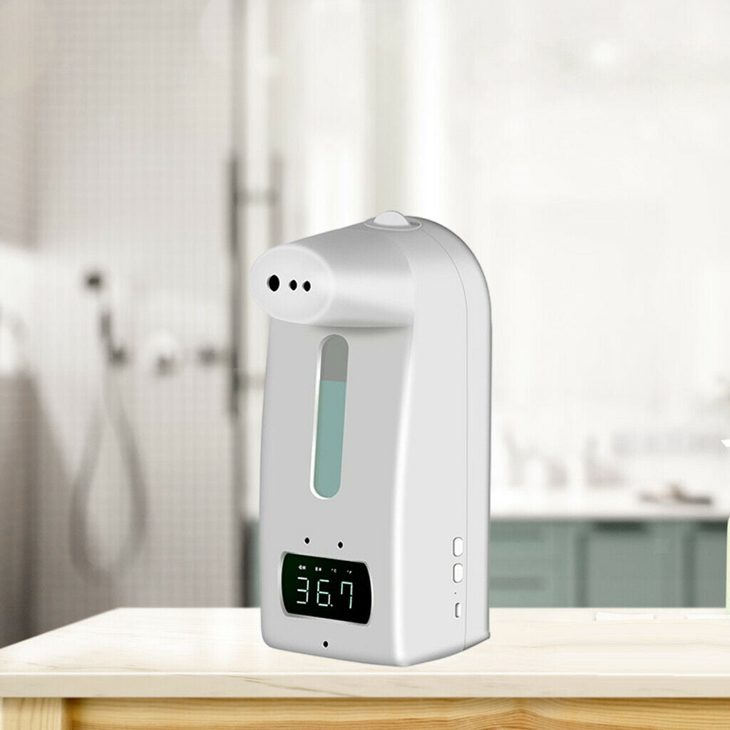K10 Pro 2 in 1 Touchless Thermometer w/ Hands Free Automatic Soap Dispenser